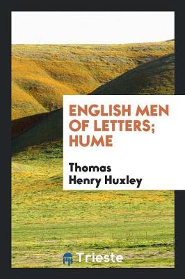 Book cover for English Men of Letters; Hume