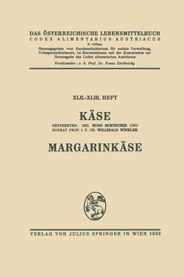 Book cover for Kase. Margarinkase