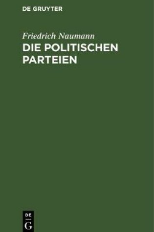 Cover of Die politischen Parteien