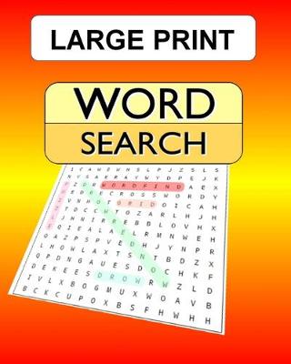 Book cover for Large Print Word Search