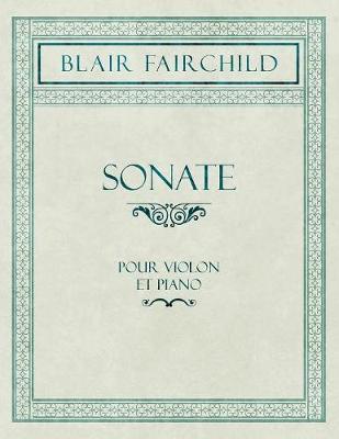 Book cover for Sonate - Pour Violon Et Piano