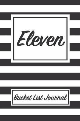 Book cover for Eleven Bucket List Journal