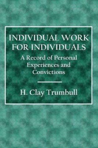 Cover of Individual Work for Individuals