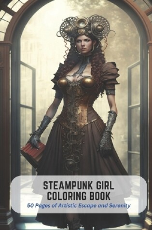 Cover of Steampunk Girl Coloring Book