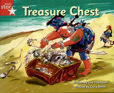 Book cover for Pirate Cove Red Level Fiction: The Treasure Chest
