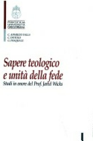 Cover of Sapere Teologico E Unita Della Fede