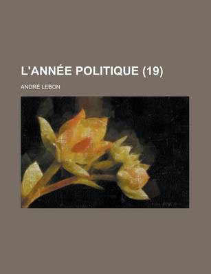 Book cover for L'Annee Politique (19)