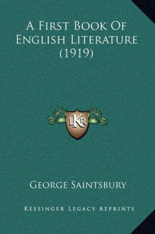 Cover of A First Book of English Literature (1919)