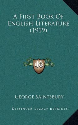 Book cover for A First Book of English Literature (1919)