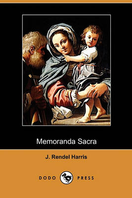 Book cover for Memoranda Sacra (Dodo Press)