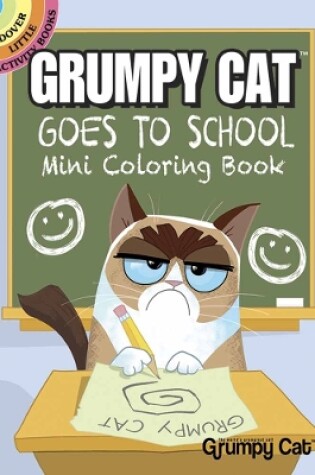 Cover of Grumpy Cat Goes to School Mini Coloring Book