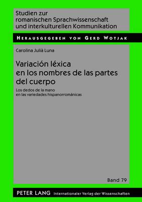 Cover of Variacion Lexica En Los Nombres de Las Partes del Cuerpo