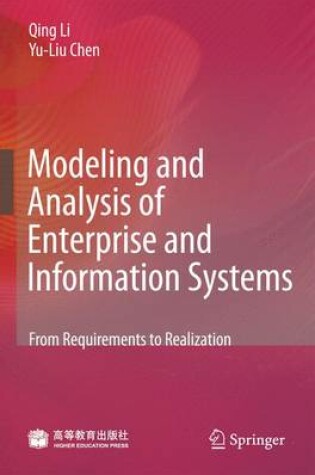 Cover of Modeling and Analysis of Enterprise and Information Systems