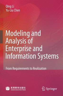 Book cover for Modeling and Analysis of Enterprise and Information Systems