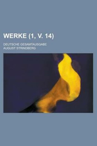 Cover of Werke; Deutsche Gesamtausgabe (1, V. 14)