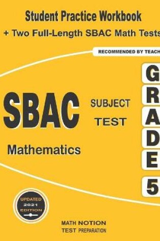 Cover of SBAC Subject Test Mathematics Grade 5