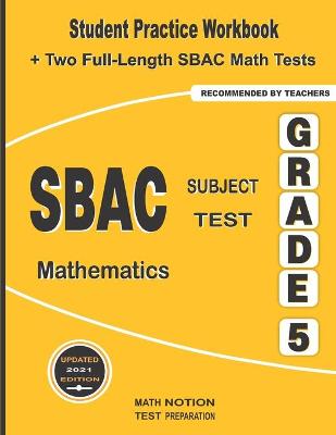 Book cover for SBAC Subject Test Mathematics Grade 5