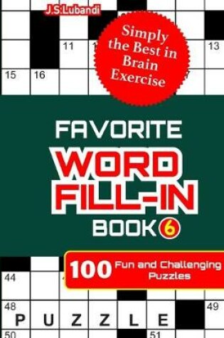 Cover of FAVORITE WORD FILL-IN Book 6