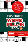 Book cover for FAVORITE WORD FILL-IN Book 6