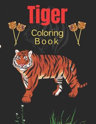 Book cover for Tiger Coloring Book