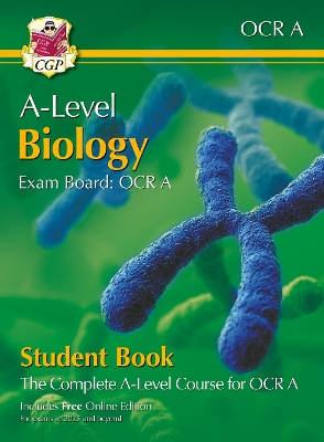 Book cover for New A-Level Biology for OCR A: Year 1 & 2 Student Book with Online Edition (For exams from 2025)