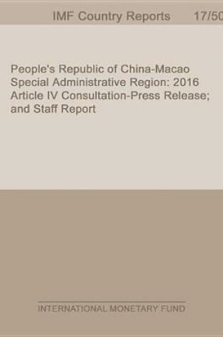 Cover of People's Republic of China-Macao Special Administrative Region