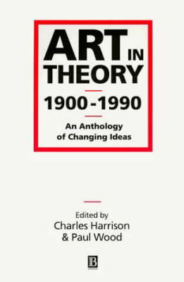 Book cover for Art in Theory, 1900-90