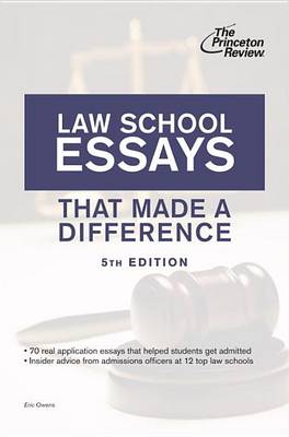 Cover of Law School Essays That Made A Difference, 5Th Edition