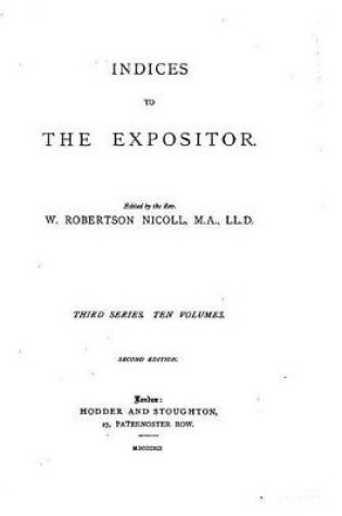 Cover of Indices to The Expositor