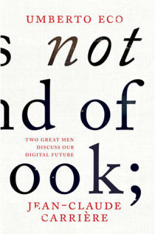 Cover of This is Not the End of the Book