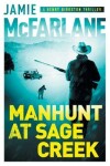 Book cover for Manhunt at Sage Creek