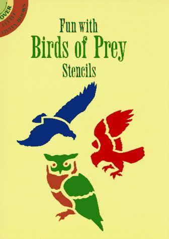 Book cover for Fun with Birds of Prey Stencils