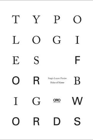 Cover of Typologies for Big Words