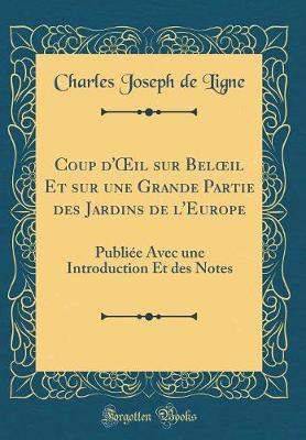 Book cover for Coup d'Oeil Sur Beloeil Et Sur Une Grande Partie Des Jardins de l'Europe