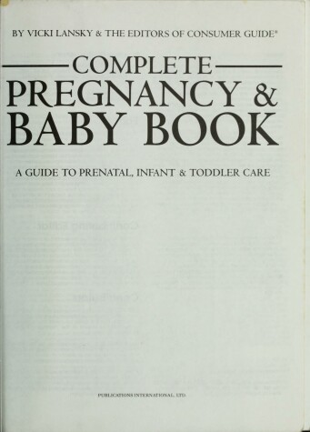 Book cover for Complete Pregnancy & Baby Book