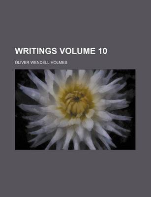 Book cover for Writings Volume 10