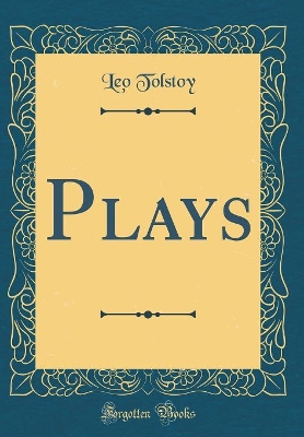 Book cover for Plays (Classic Reprint)