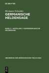 Book cover for Germanische Heldensage, Band 2 / Abteilung 1, Nordgermanische Heldensage