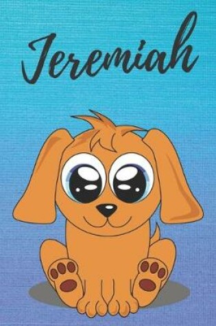 Cover of Jeremiah dog coloring book / notebook / journal / diary