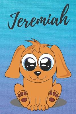 Book cover for Jeremiah dog coloring book / notebook / journal / diary