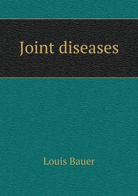 Book cover for Joint diseases