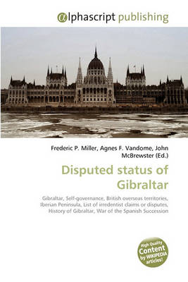 Cover of Disputed Status of Gibraltar