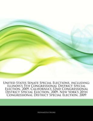 Book cover for Articles on United States Senate Special Elections, Including
