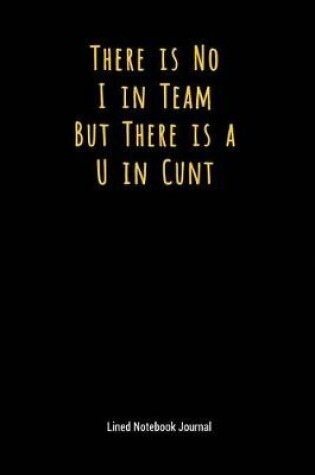 Cover of There Is No I in Team But There Is A U in Cunt