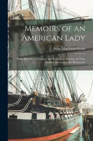 Cover of Memoirs of an American Lady