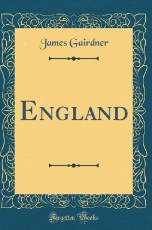 Cover of England (Classic Reprint)