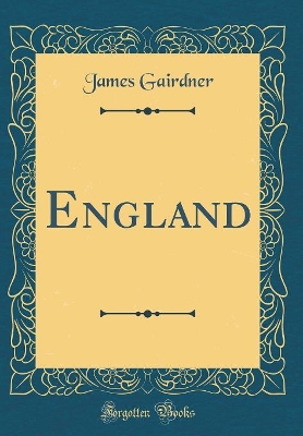 Book cover for England (Classic Reprint)