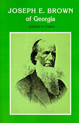 Cover of Joseph E. Brown of Georgia