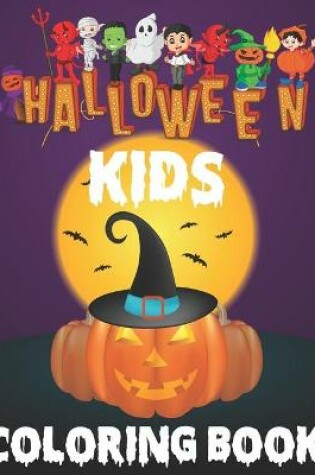 Cover of Halloween kids coloring book