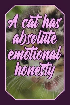 Book cover for A Cat Has Absolute Emotional Honesty